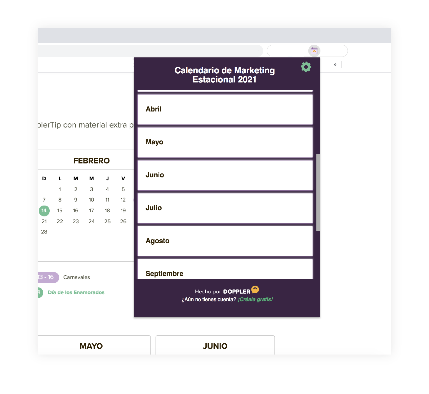 extension calendario 2021