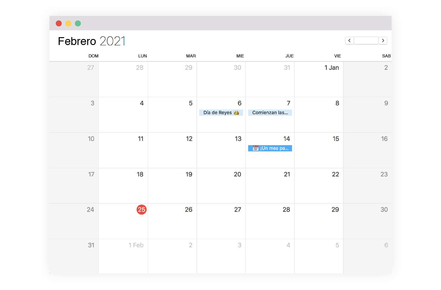 calendario de marketing sincronizado