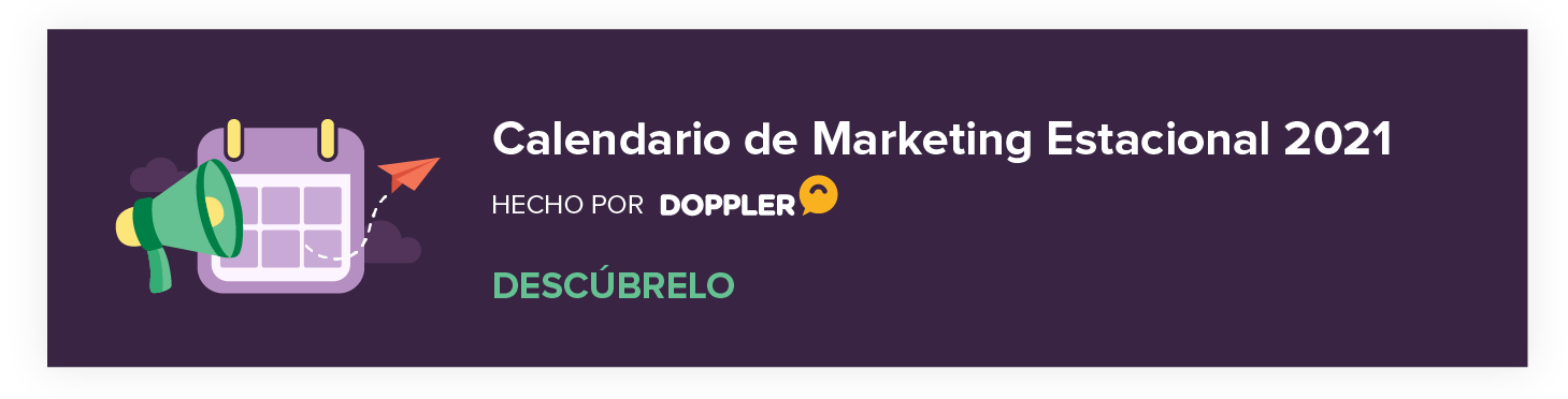 banner calendario de marketing