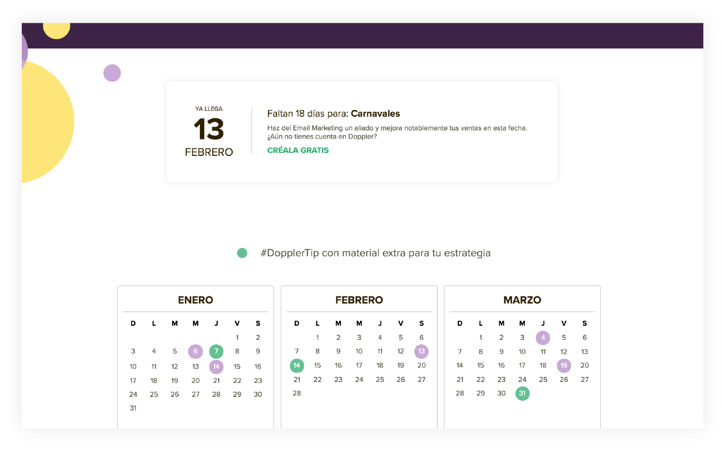 calendario de marketing 2021