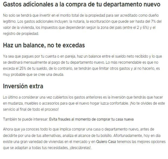 Ejemplo de email de información de propiedad para inmobiliaria