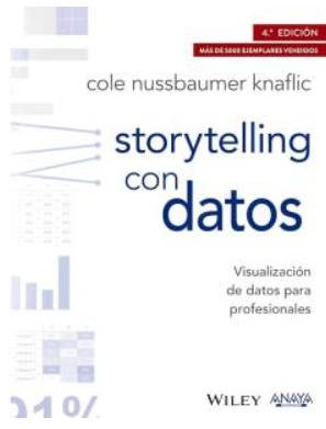 Portada del libro Storytelling con datos de Cole Nussbaumer Knaflic