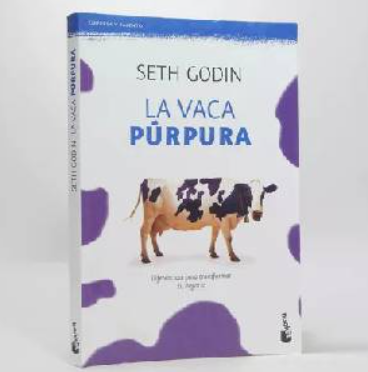 Portada del libro La vaca púrpura de Seth Godin