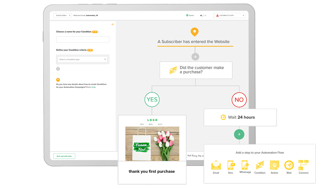 Marketing Automation: Email Campaign Activity Condition